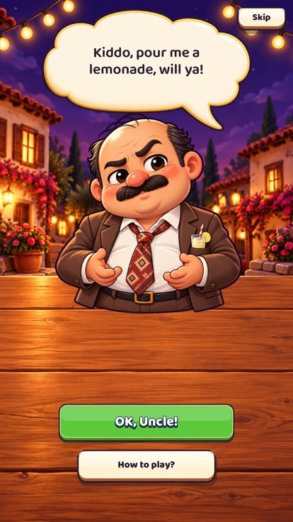 A frame from the Uncle's Calling bonus